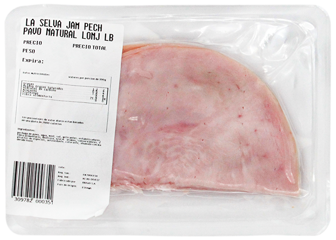 LA SELVA JAMON PECH PAVO NATURAL LONJ LB