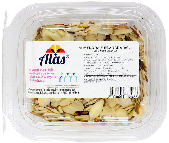 Alas Semillas Almendra R,8 OZ