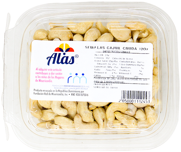 Alas Semillas Cajuil Cruda12 OZ