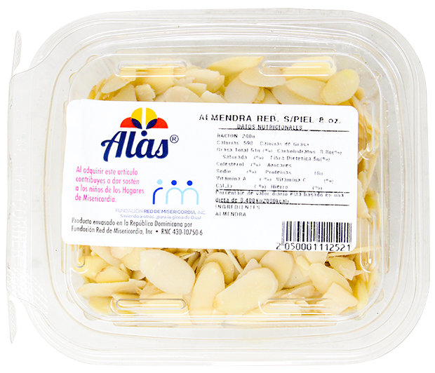 Alas Semillas Almendra Reb, S/p,8 OZ