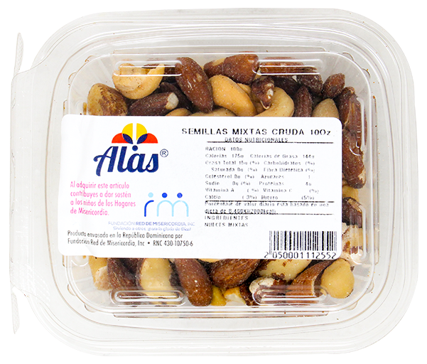 Alas Semillas Mixtas Crudas10 OZ