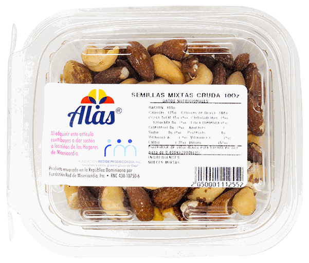 ALAS SEMILLAS MIXTAS CRUDAS 10 OZ