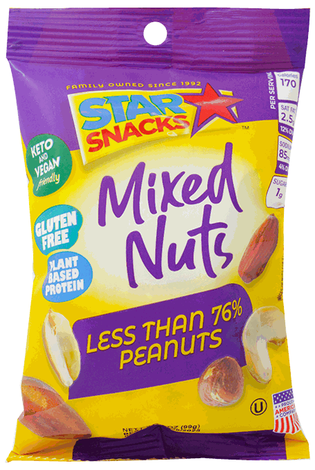 Multistar Snacks Star Snacks Mixed Nuts 3.5 OZ - Precio en RD | SupermercadosRD