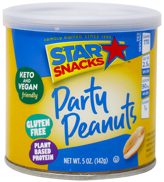 STAR SNACKS PEANUTS RS/SALTED 5 OZ