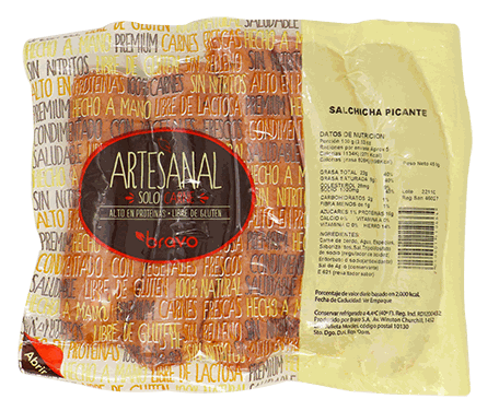 BRAVO SALCHICHA ARTESANAL PICANTE