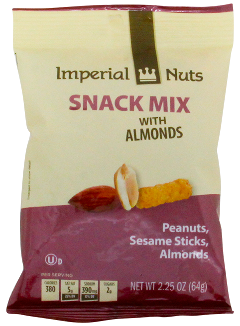 IMPERIAL ALMOND SNACK MIX 2.75 OZ