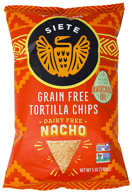 SIETE GRAIN FREE TORTILLA NACHO 5 OZ