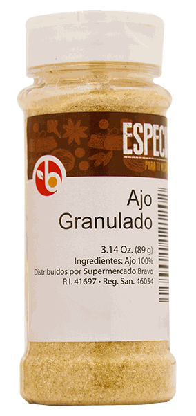 BRAVO AJO GRANULADO FRASCO 89 GR