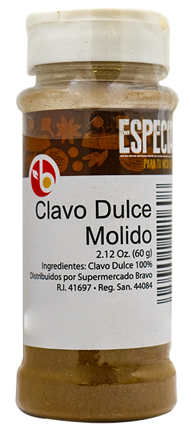 Bravo Clavo Dulce Molido Frasco60 GR