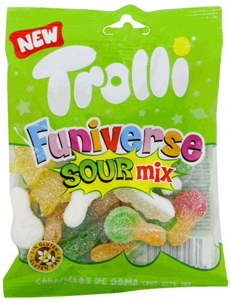 TROLLI CARAMELOS SOUR MIX 100 GR