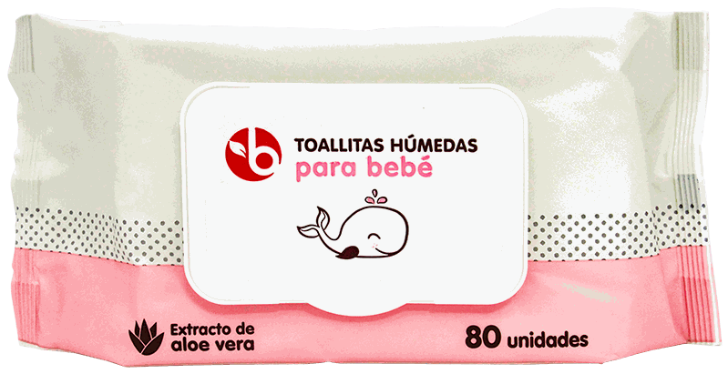 BRAVO TOALLITAS HUMEDAS P/BEBE 80 UN