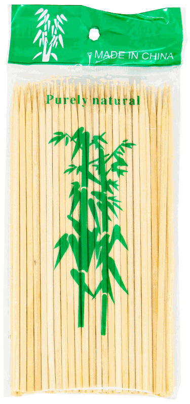 PINCHO BAMBU BBQ 6PG X100UN A092-1(6)
