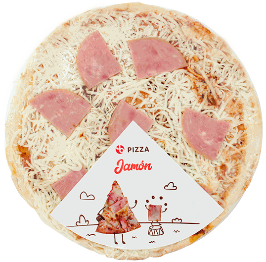 BRAVO PIZZA JAMON UN