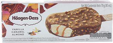 Haagen Dazs Vain Caram Almond Bars3 OZ
