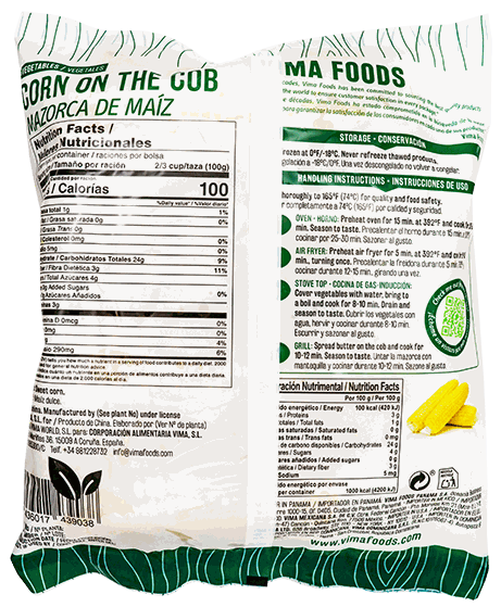 Mazorca Rd Maiz Mazorca Congelada Vima 1 KG - Precio en RD | SupermercadosRD