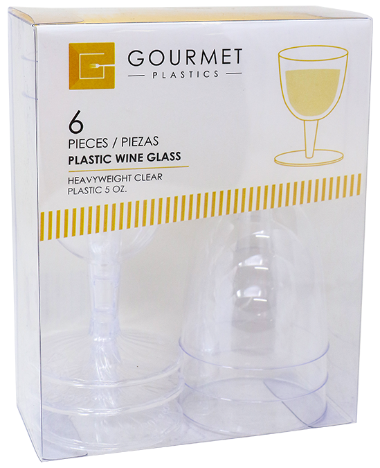 GOURMET WINE GLASS 5 OZ 6/1