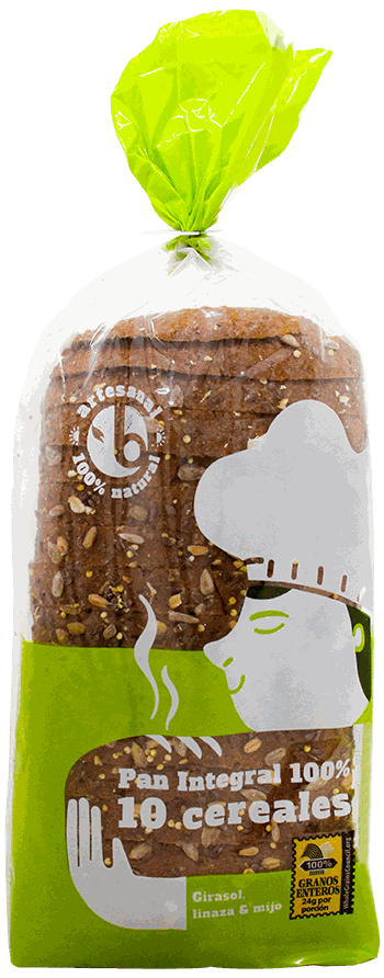 PAN INTEGRAL 100% 10 CEREALES