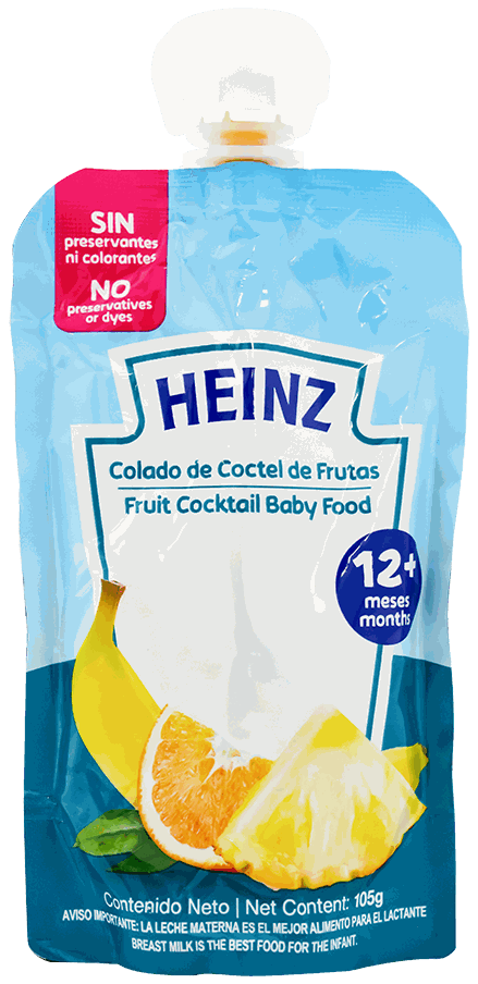 HEINZ COMPOTA COCTEL FRUTAS FLEX 113 GR