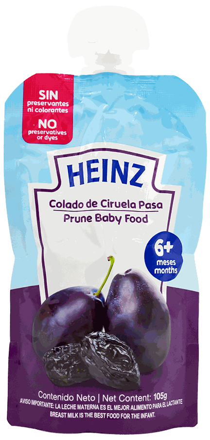 HEINZ COMPOTA CIRUELA / PASA FLEX 113 GR