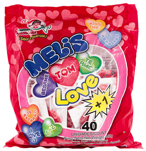 MELIS PALETAS LOVE 11G