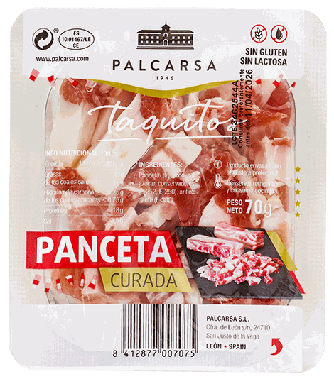 PALCARSA TAQUITOS PANCETA 70 GR