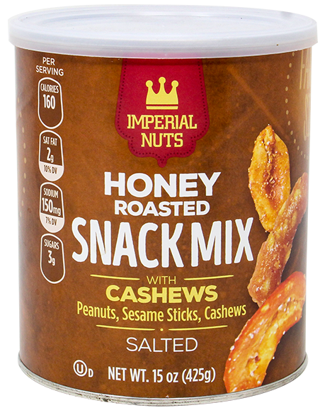 Imperial Honey Rstd Cashews Mix15 OZ