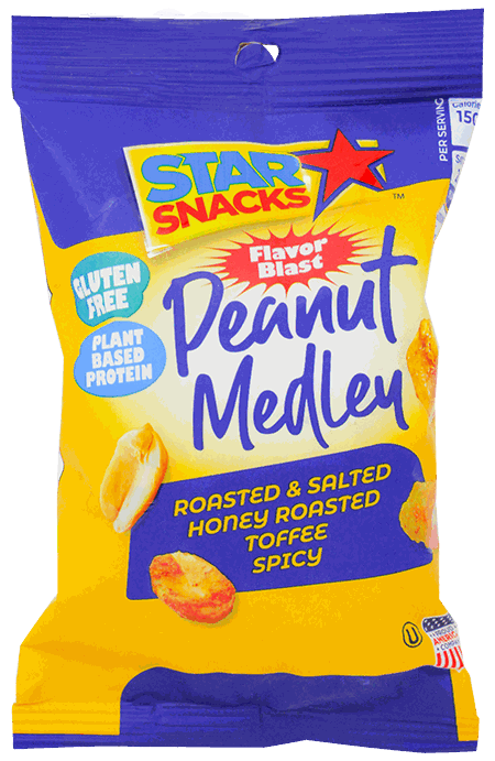 STAR SNACKS PEANUT MEDLEY 6 OZ