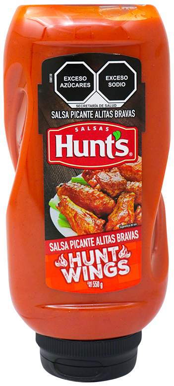 Hunts Salsa Bbq Alitas Brava550 GR