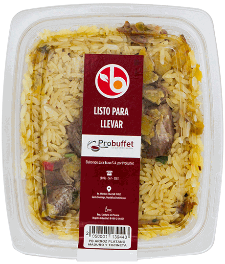 PB ARROZ PLATANO MADURO Y TOCINETA