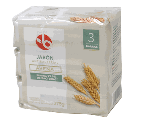 BRAVO JABON AVENA ANTIBACTERIAL 3PACK
