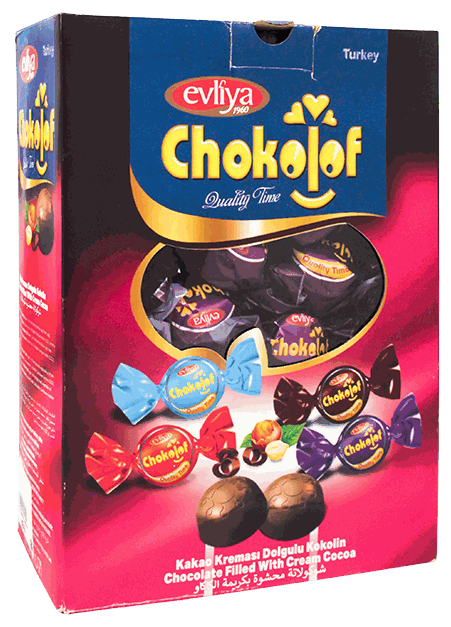 EVLIYA CHOKOLOF CHOCOLATE FILLED  2 KG