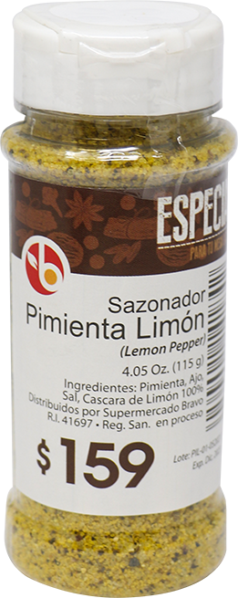 Bravo Pimienta Limon115 GR