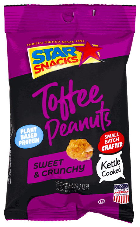 STAR SNACKS TOFFEE 6 OZ