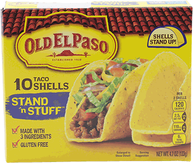 OLD EL PASO TORT STAND STUFF 10/ 4.7 OZ