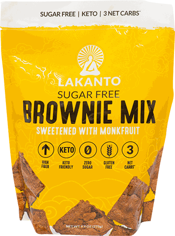 LAKANTO BROWNIE MIX 9.71 OZ