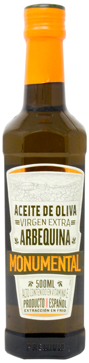 MONUMENTAL ACEITE O.E.V ARBEQUINA 500 ML