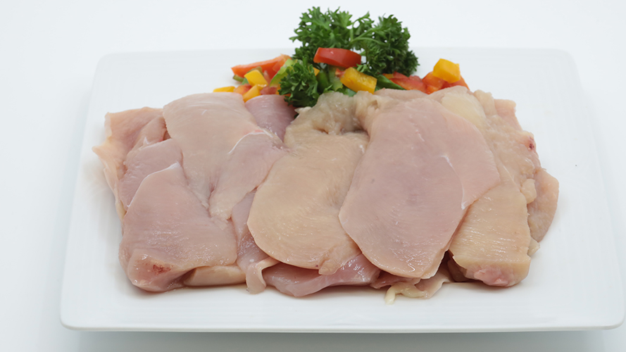 ESCALOPINES DE PECHUGA DE POLLO-PIA
