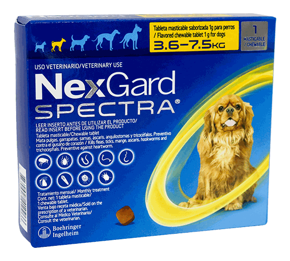 NEXGARD SPECTRA S 3.6-7.5KG