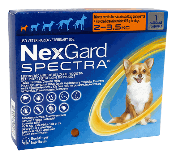 NEXGARD SPECTRA XS 2-3.5KG