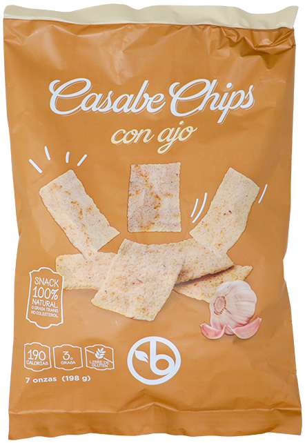 Bravo Casabe Chips Ajo7 OZ