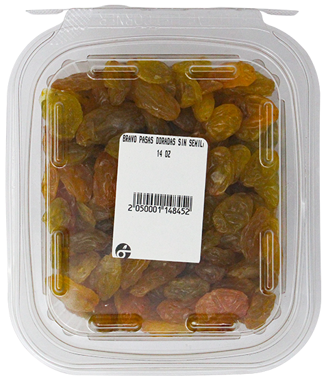 Bravo Pasas Doradas Sin Semila14 OZ