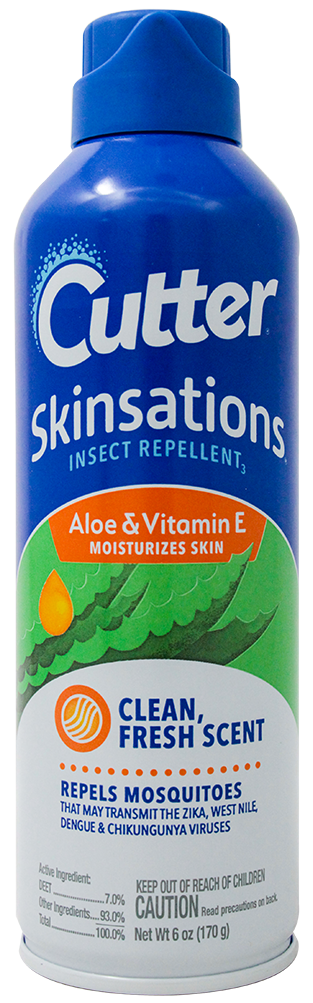 CUTTER SKI REPELLENT ALOE AEROSOL 6 OZ