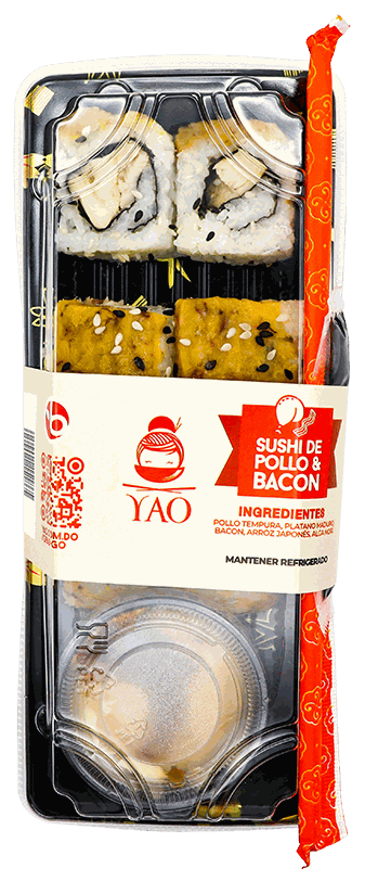 YAO SUSHI POLLO Y BACON