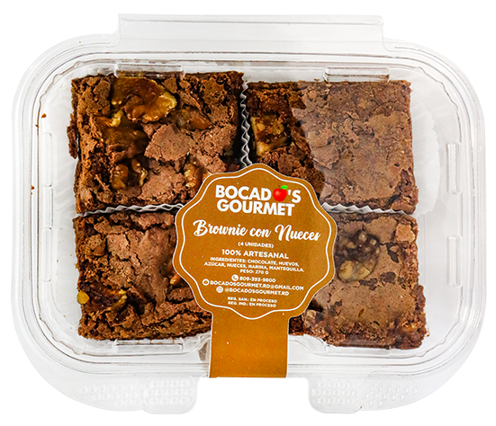 BROWNIES C/NUECES 4/1