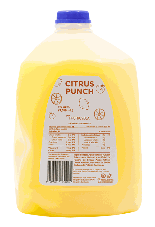 PROFRUVECA JUGO CITRUS PUNCH GL