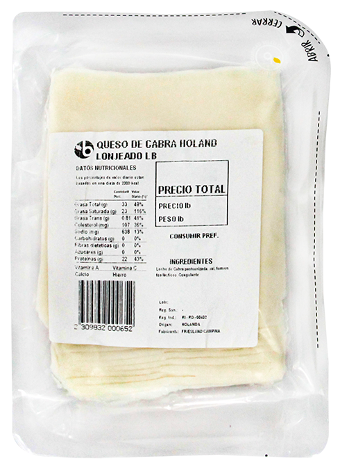 QUESO CABRA HOLAND LONJEADO LB