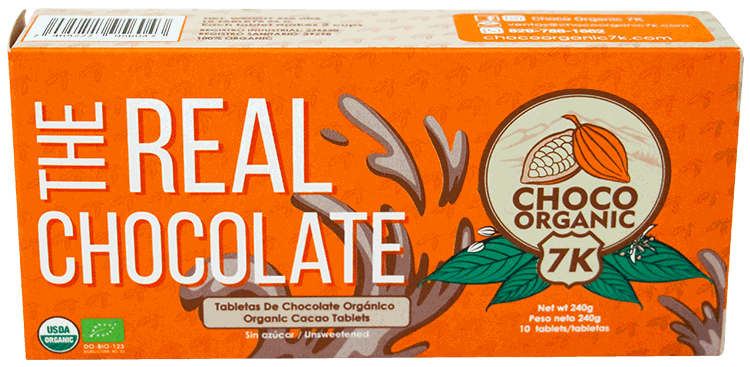 CHOCO ORGANIC 7K CHOCOLATE 10 UND