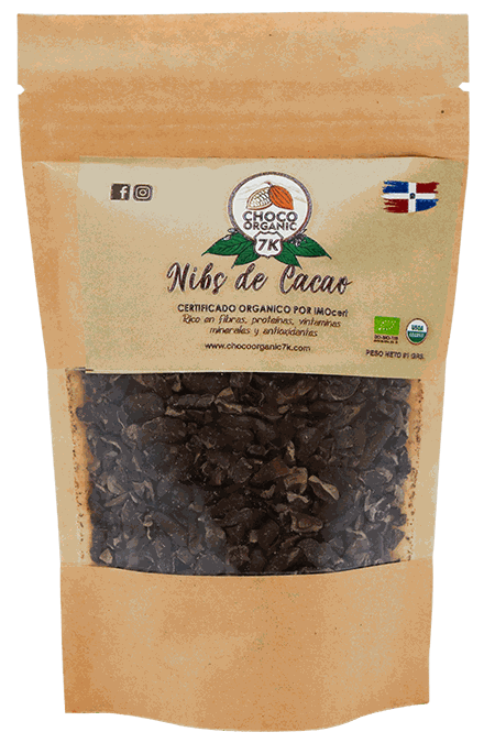 CHOCO ORGANIC 7K NIBS CACAO 91 GR