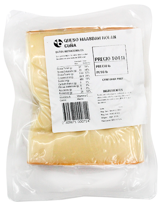 Queso Maasdam Holand CuñaLB