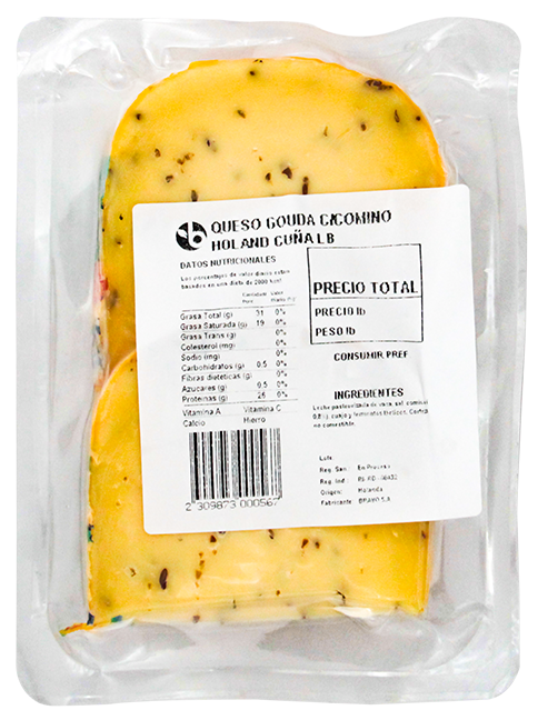 Queso Gouda C/comino Holand CuñaLB